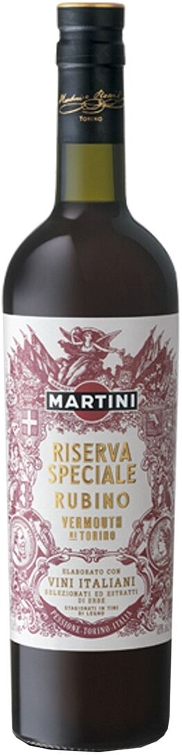 Martini Vermut rojo reserva especial rubino .
