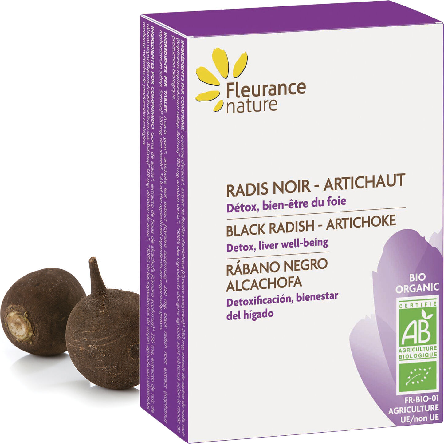 Fleurance Nature Black Radish Artichoke Bio 30 Tablets