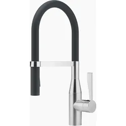 Dornbracht SYNC Profi-Einhebelmischer, flexibler Silikonschlauch, Ausladung 200mm, 33865895-93, Farbe: Chrom gebürstet