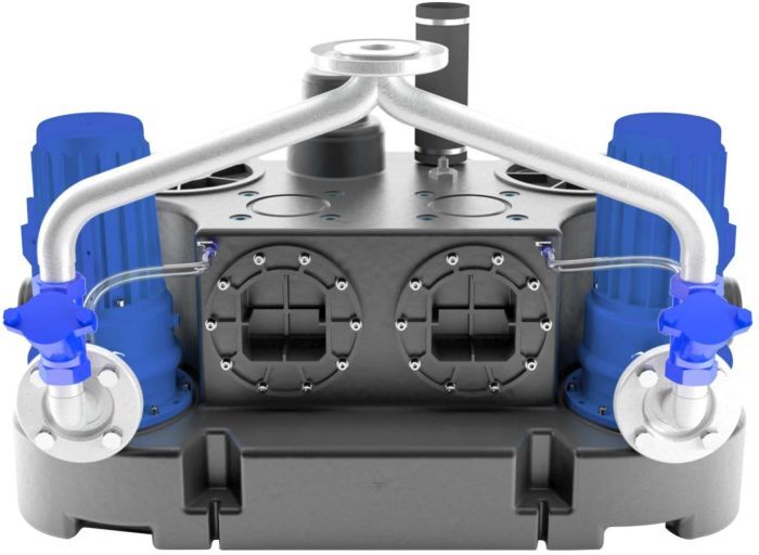 SFA SaniCubic 2 Hebeanlage CUBIC2GRSE714T 1.4T, Hochleistungsmodell, mit 2 Schneidwerkpumpen