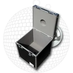 SATISFIRE Transportkoffer für 40cm Spiegelkugel Discokugel Case Transportkiste
