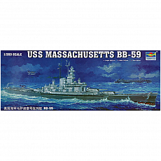 Trumpeter - USS Massachusetts BB-59 - 1:350 - 365 Teile 308212