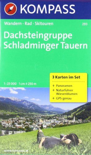Dachsteingruppe - Schladminger Tauern: Wanderkarten-Set mit Panorama und Naturführer. GPS-genau. 1:25000 - Preis vom 17.10.2026 19:25:27 h
