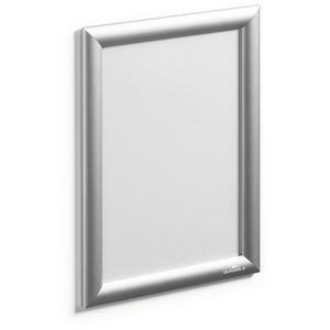 Durable Klapprahmen 506123 Outdoor, 25 mm Profil, DIN A4, silber, Aluminium, selbstklebend, wetterfest