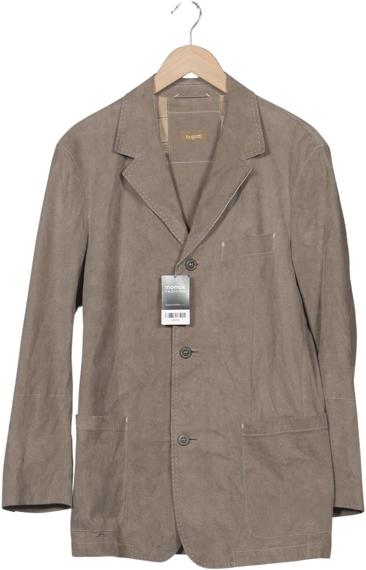 Bugatti Herren Sakko, Beige, Gr. EU 50, Baumwolle / Synthetik - Second Hand