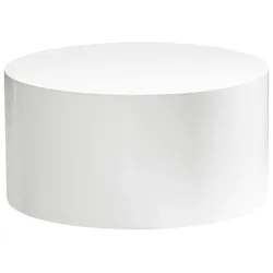 Couchtisch Monobloc Weiß hochglanz
