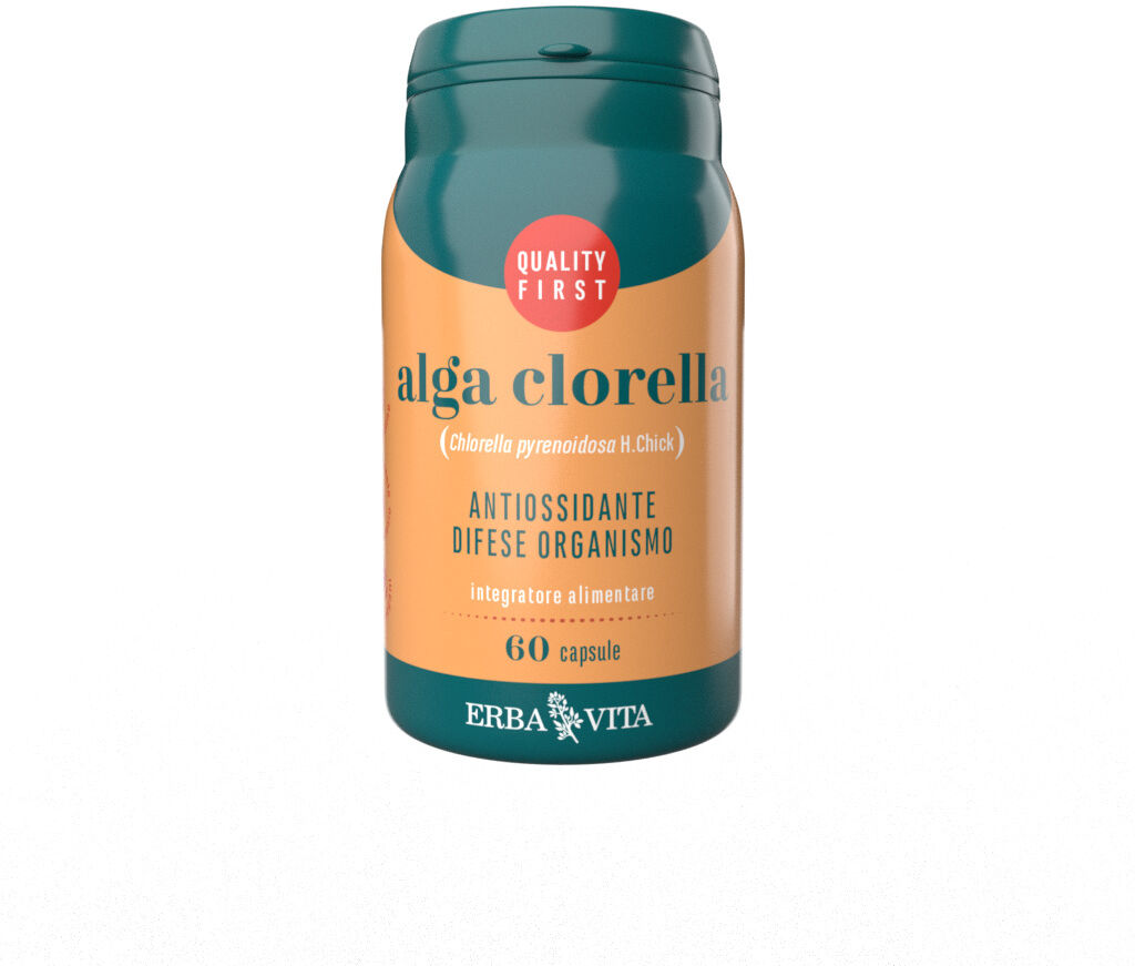 Erba Vita Alga Clorella Integratore antiossidante 60 capsule