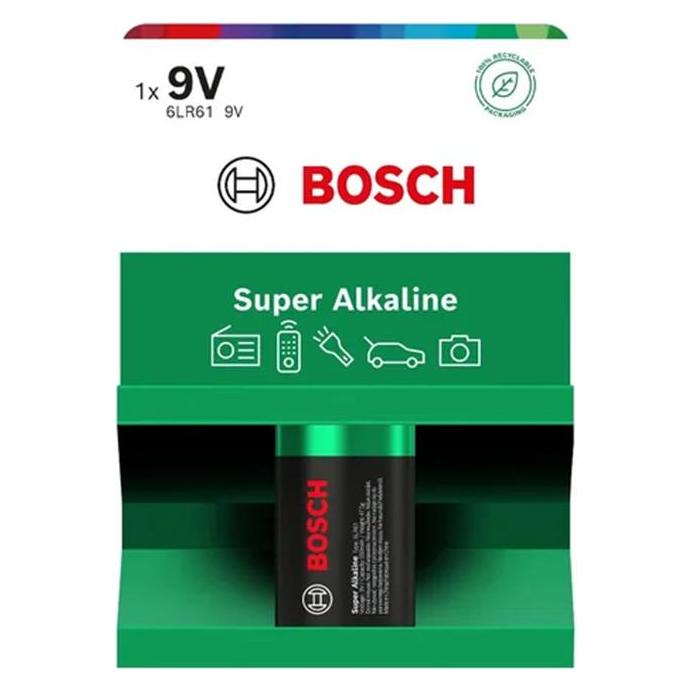 GP Batteries BOSCH BATTERIE 1 STÜCK 9V SUPER ALKALINE 6LR61SA1B/00 (1 Stk.) (8594162800216)