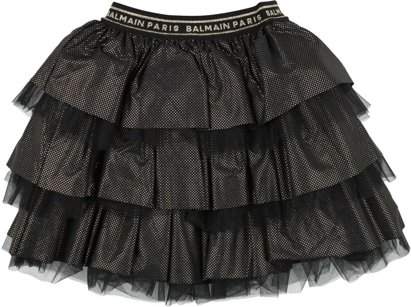 Balmain Falda infantil Chica Negro 10,14 Chica