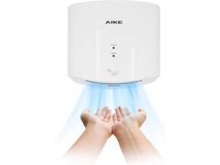 Sèche-Mains - AIKE - AK2630S - Économie dénergie - Grande vitesse - 1400W Blanc