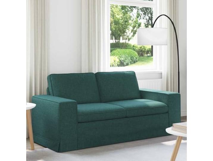 ZQQLVOO Sofa Dunkelgrün 182 x 80 x 82 cm Stoff Modular Design, Metallrahmen, Schaumstoff-Füllung, Wohnzimmer, Schlafzimmer