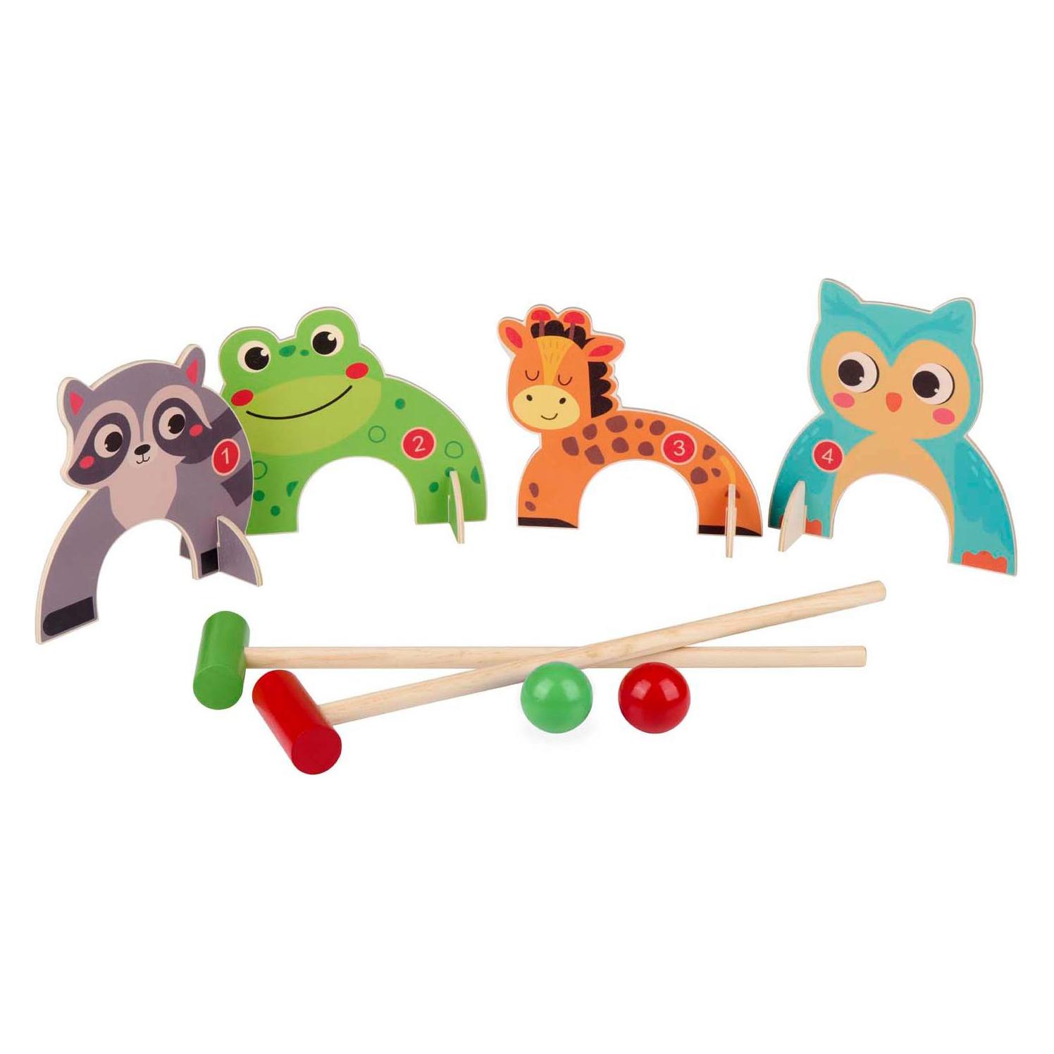 Eddy Toys Tier-Croquetspiel für Draussen (43136913)