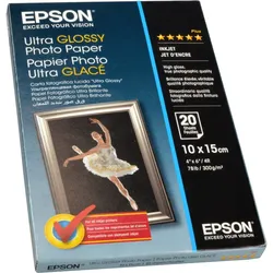 Epson Ultra Glossy Photo Paper  S041926  10x15cm  20 Blatt  300g
