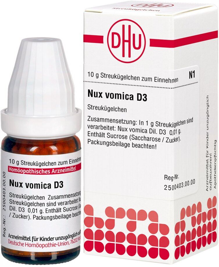 DHU Nux Vomica D3 Globuli 10g