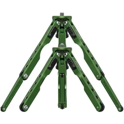 Leofoto MT-03mini table tripod + MBH-20 ballhead (green) (Metall), Stativ, Grün