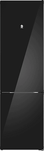 Frigorífico combi - Balay 3KFD855NI, Total No Frost, 203 cm, 363 l, Cristal Negro
