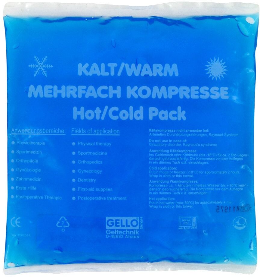 Kalt-warm Mehrfachkompresse 13x14 cm lose