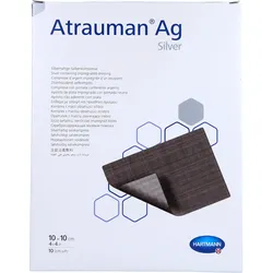 Atrauman Ag 10x10 cm Sterile Salbenkompressen 10 ST