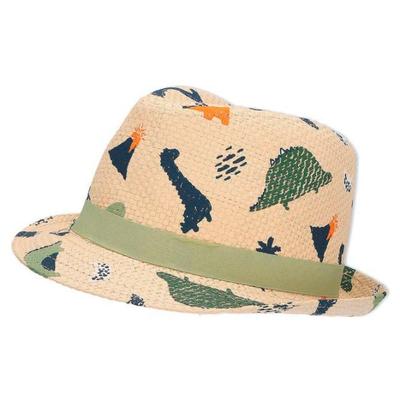 Sterntaler - Kid's Strohhut Dino - Hut Gr 47 cm beige