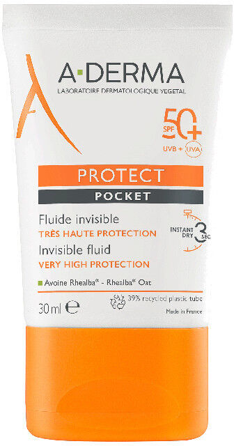 A-Derma Protect Pocket Fluído Rosto SPF50 30ml