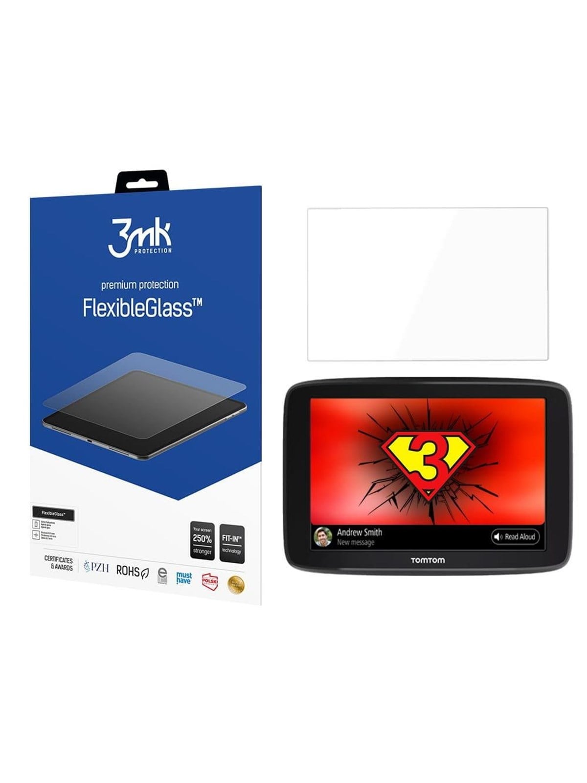 3mk FlexibleGlass Hybrid Glass - TomTom Go Basic