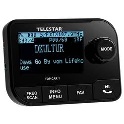Telestar TOP CAR 1 DAB+ Empfänger Freisprechfunktion, Saugnapfhalterung 5100001