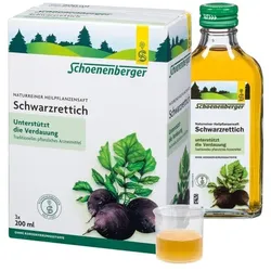 SCHWARZRETTICH Schoenenberger Heilpflanzensäfte 3X200 ml