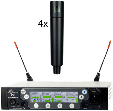 Lectrosonics DSQD 4 Ch Handheld Bundle