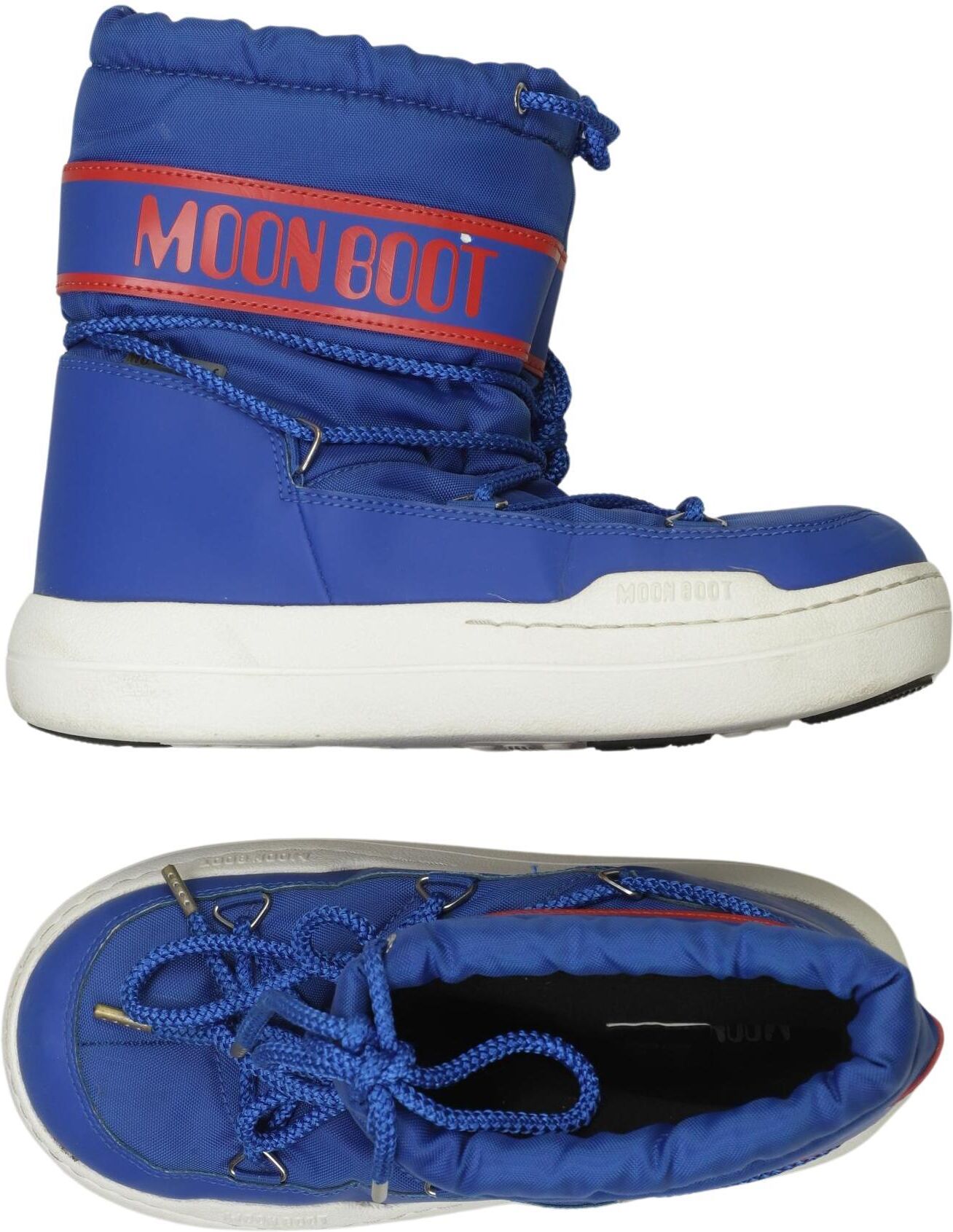 Moon Boot Damen Stiefel, Blau, Gr. EU 37, Kunstleder - Second Hand