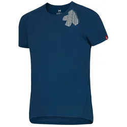 Herren-T-Shirt Ocún Bamboo T Blossom Men Größe: L /  blau