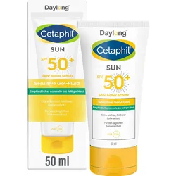 CETAPHIL SUN Sensitive Gel-Fluid SPF50+ Sonnenschutz Gesicht 50 ml