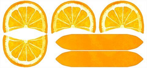 Canvas-Coupon "Orange", orange