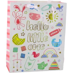 Hello Little One New Baby Geschenktüte 32 x 26 x 10 cm