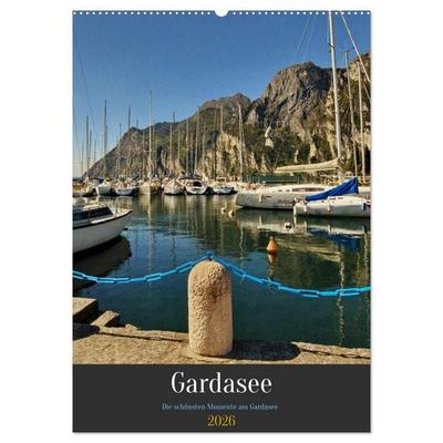 Gardasee - Die schönsten Momente am Gardasee (Wandkalender 2026 DIN A2 hoch), CALVENDO Monatskalender