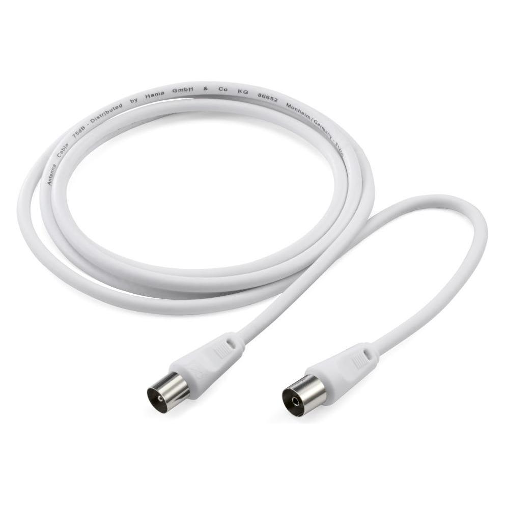 Hama Koax-Stecker - Koax-Kupplung (75 dB, Antennenkabel) (00205031)