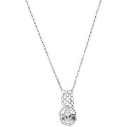 Zeeme Silber Anhänger mit Kette 925/- Sterling Silber rhodiniert Zirkonia