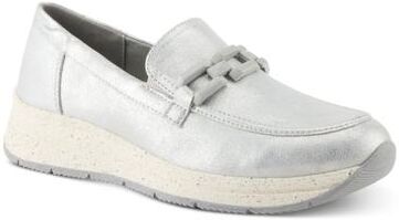 Women's Demonte Fashion Sneakers by Patrizia by Spring Step in Silver (Size 37 M)