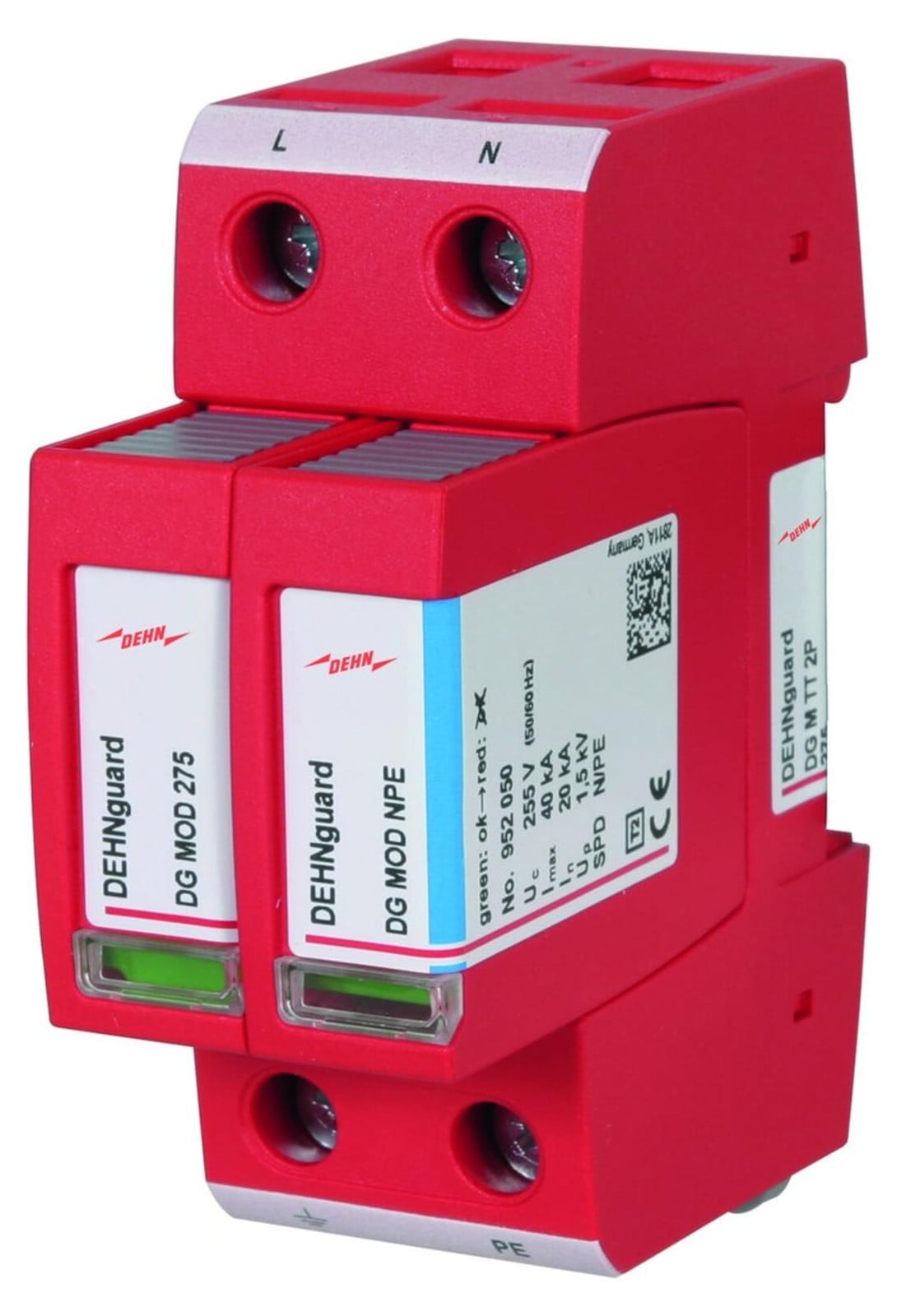 DEHN Dehnguard M DG M TT 2P 275 Us-bliksemafleider 952110