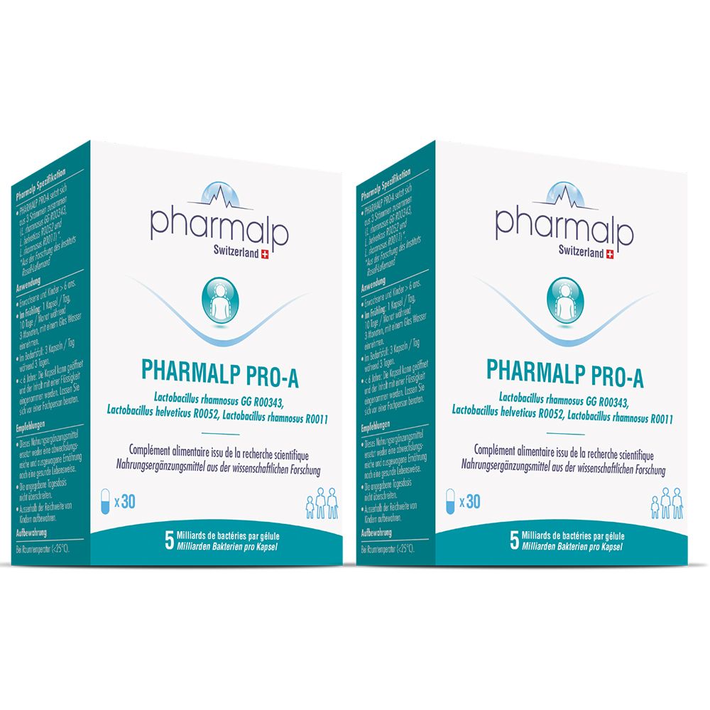 Pharmalp Pro-A Probiotika Kapseln 30 Stk x2 2x30 St
