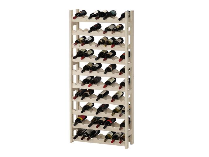 Weinregal Holzregal für Flaschen Stapelbar