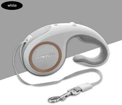 Uplifted Finds Ergonomic Automatic Telescopic Pet Leash white 3 M