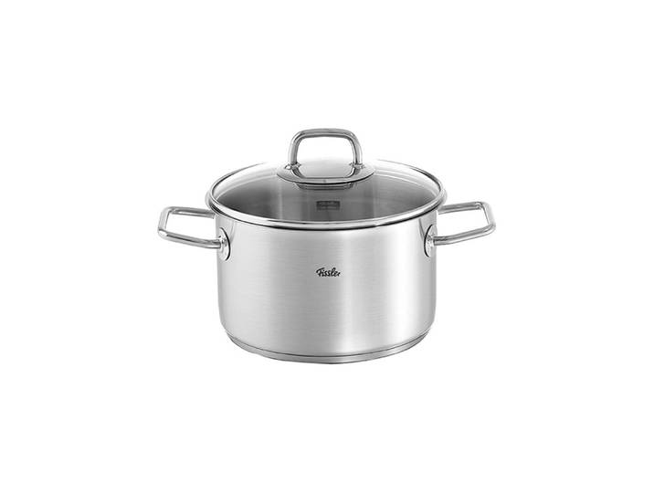 Fissler 2tlg. Set: Edelstahl-Kochtopf Profi Collection® - Ø24 cm
