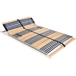 vidaXL Lattenrost mit 42 Latten 7 Zonen 140x200 cm