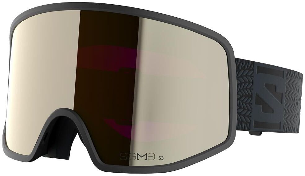 Salomon  - Sentry Pro Otg Black Sigma Black Gold - Masque de Ski