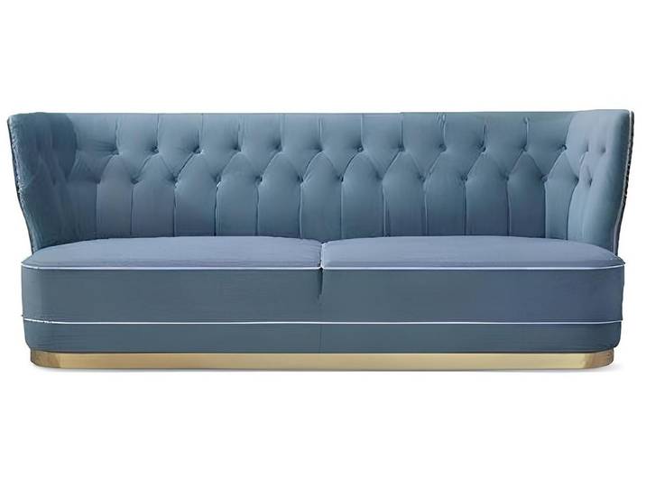 Xlmoebel 3-Sitzer Designer-Sofa im italienischen Stil aus edlen Materialien, 3-Sitzer, Hergestellt in Europa
