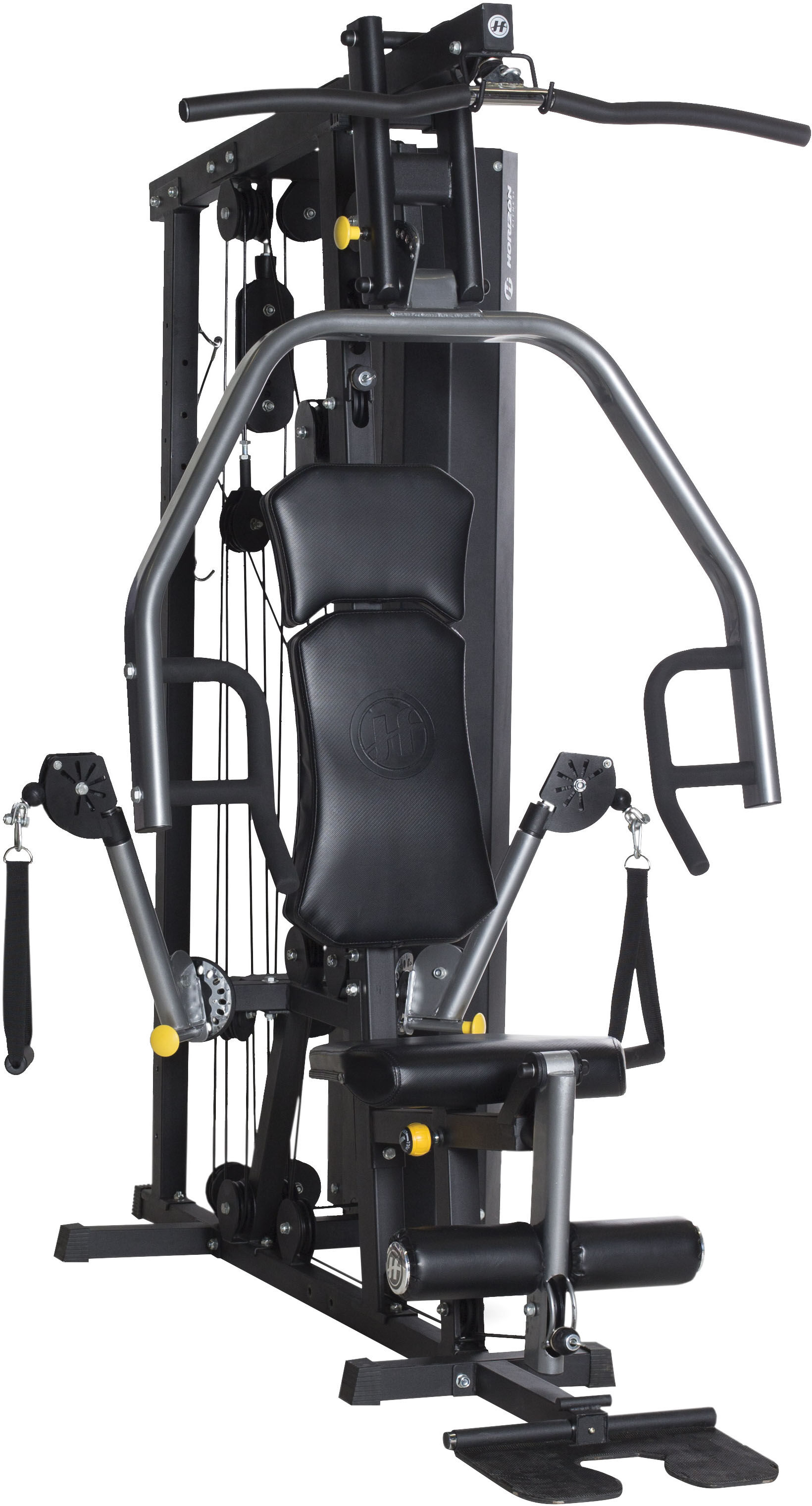 Kraftstation HORIZON FITNESS "Torus 3", schwarz, Kraftstationen, KinderB:104cm H:204cm L:189cm, Kraftstation, max. Benutzergewicht 150 kg, max. Trainingsgewicht 80 kg, B:104cm H:204cm L:189cm