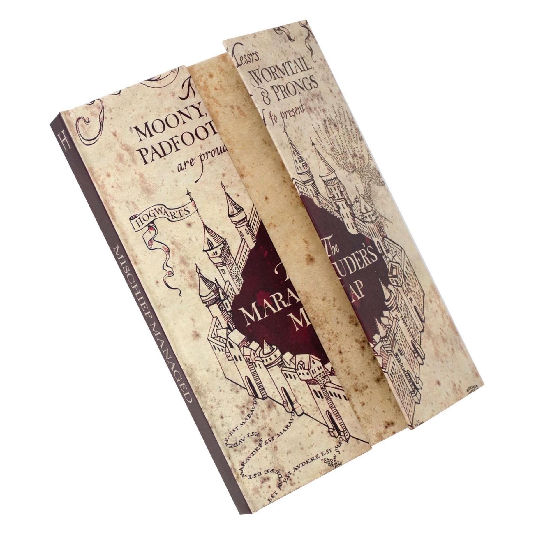 Bluesky Notizbuch Harry Potter - Karte des Rumtreibers A5 liniert, mehrfarbig Hardcover 80 Seiten (A5, Liniert, Harter Einband) (HP709442)