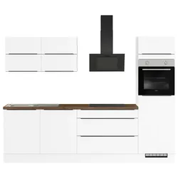 Küchenblock inkl. 5 E-Geräte IP3150cm Weiß