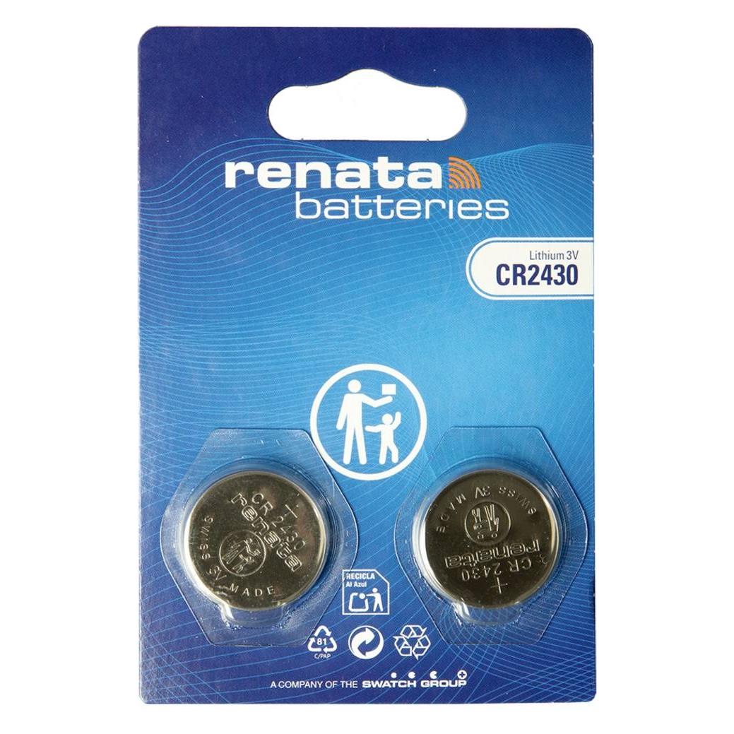 Renata CR2430 SC 2BL (Lithiumbatterie) (2 Stk., 285 mAh) (704581)