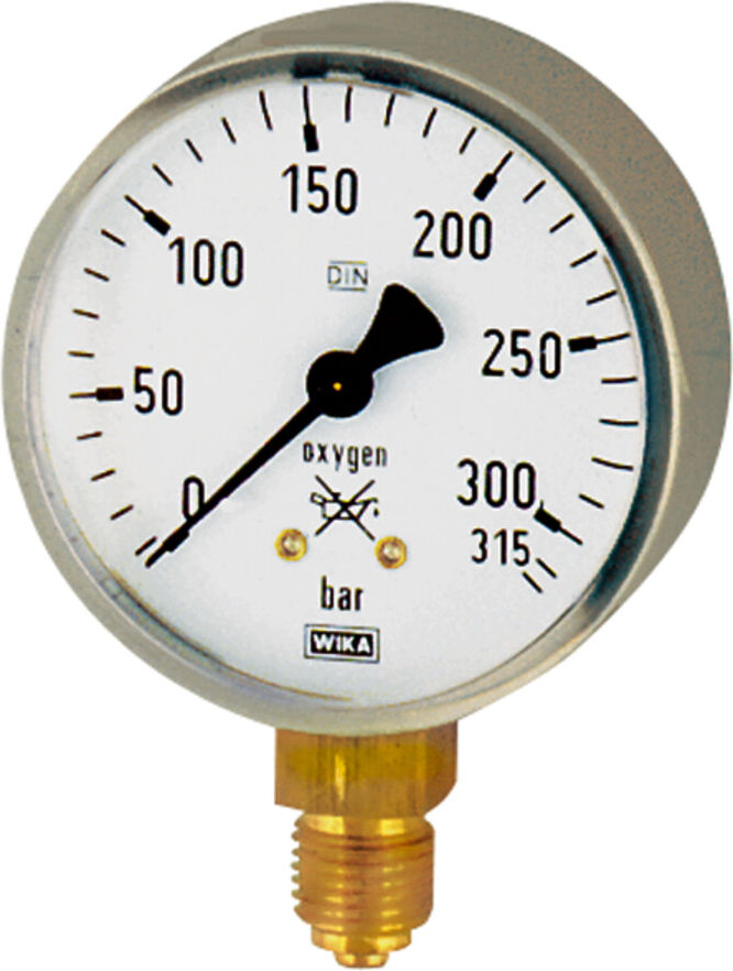 Riegler Schweißtechnikmano, Stahl, acetylene, G 1/4 unten, 0-40 bar, Ã˜ 63 (413)